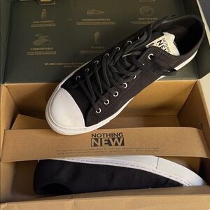 Black and White Men's Sneakers